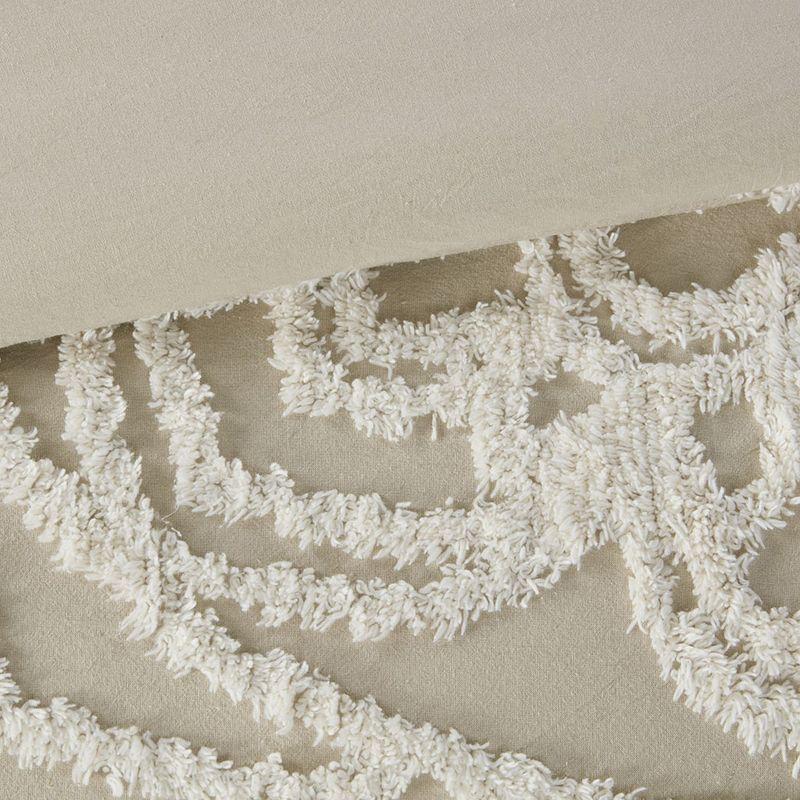 Madison Park Laetitia Tufted Cotton Chenille Medallion Comforter Set