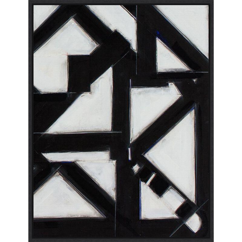 Amanti Art Topographic V by Rob Delamater Canvas Wall Art Print Framed 18 x 24-in.