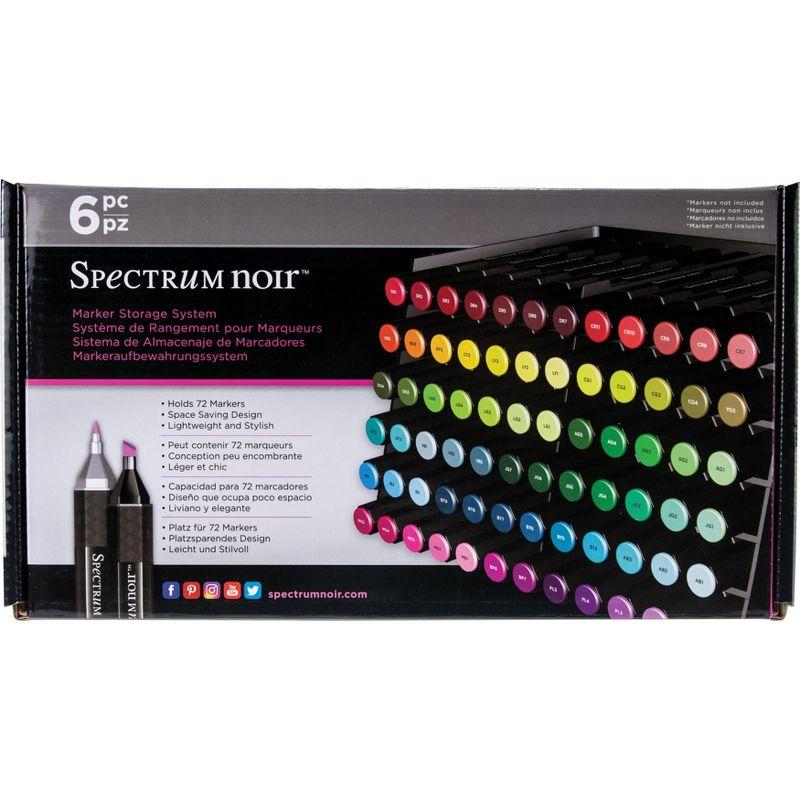 Modular Noir Marker Storage System in Black - Holds 72 Markers