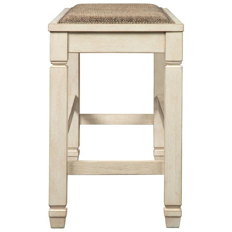Bolanburg Counter Height Dining Room Bench Antique White - Signature Design by Ashley