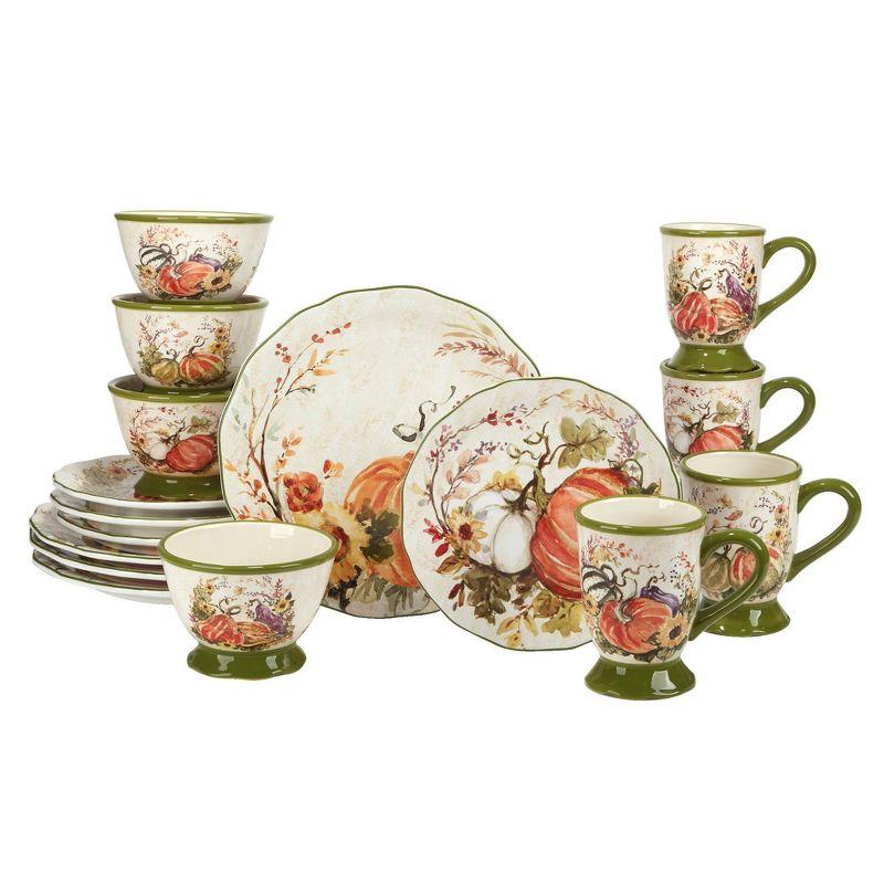 16pc Harvest Morning Dinnerware Set - Certified International