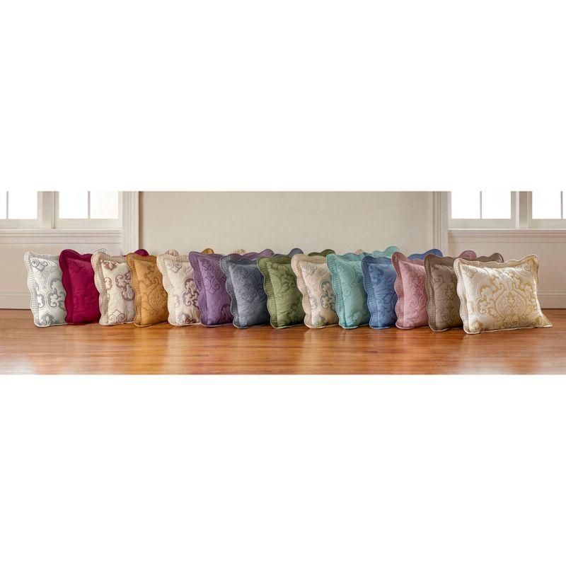 BrylaneHome Amelia Sham - Standard, Seaglass