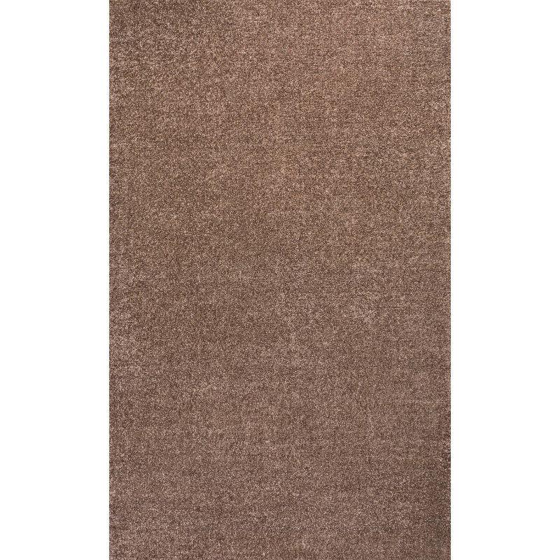 Modern Reversible Red Synthetic 9' x 12' Easy-Care Area Rug