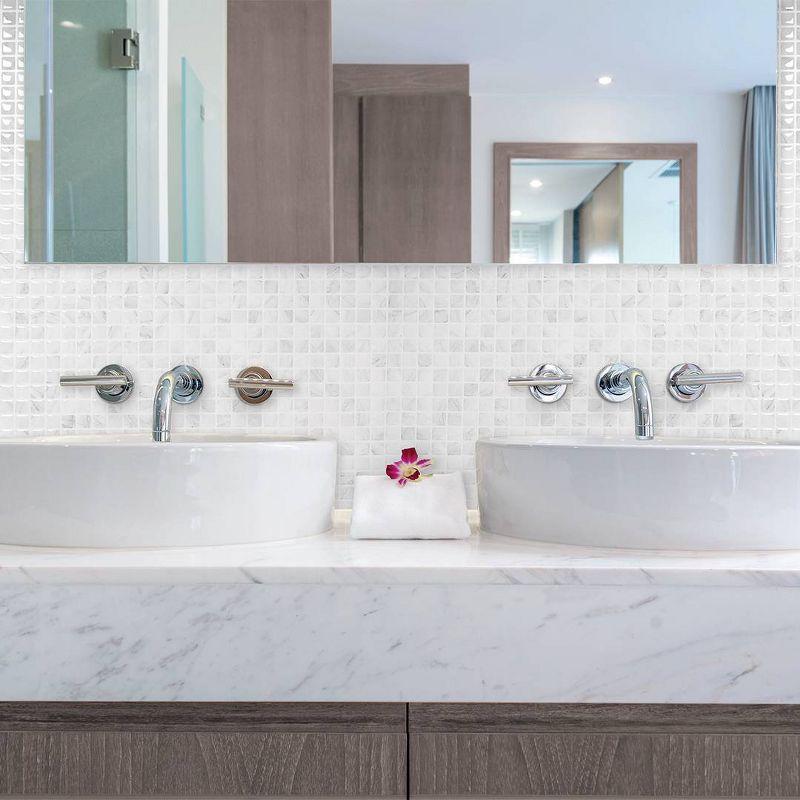 Peel and Stick Gel Backsplash Tile Blok 12" x 22"