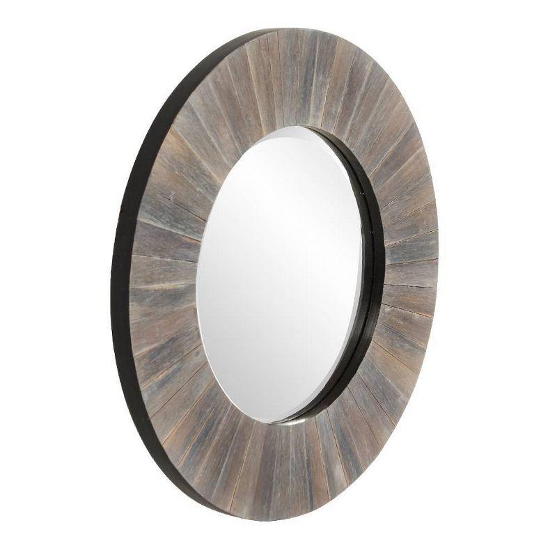 Highland Dunes Mourya Solid Wood Mirror