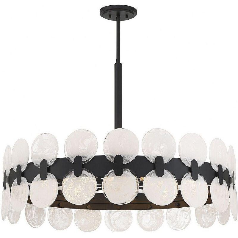 Boca 10-Light Chandelier in Matte Black