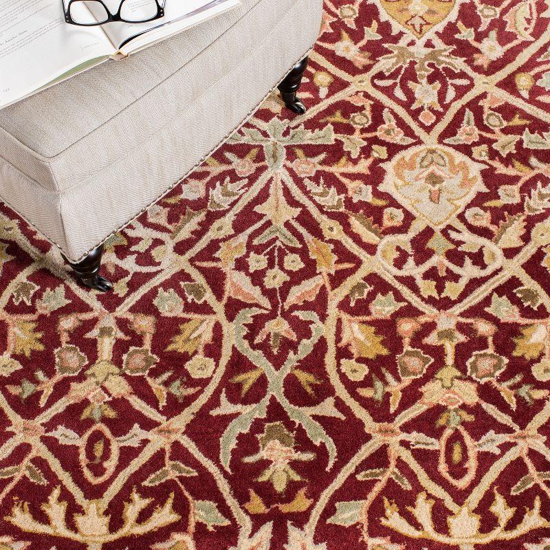 Persian Legend PL819 Hand Tufted Indoor Accent Rug - 2'6"x4' - Red/Gold - Safavieh