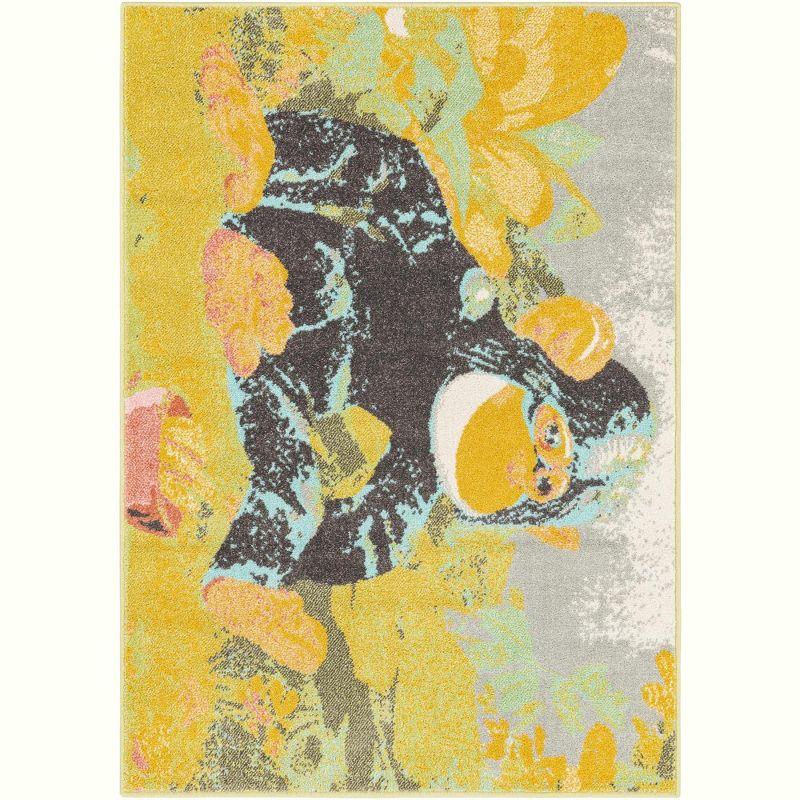 Unique Loom Unique Loom Gorilla Whimsy Kids Rug