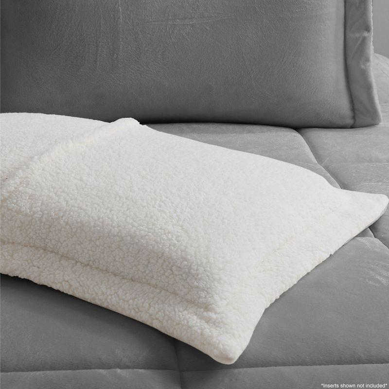 Ultra Plush Reversible Micro-Mink and Sherpa 3-Piece Comforter Set