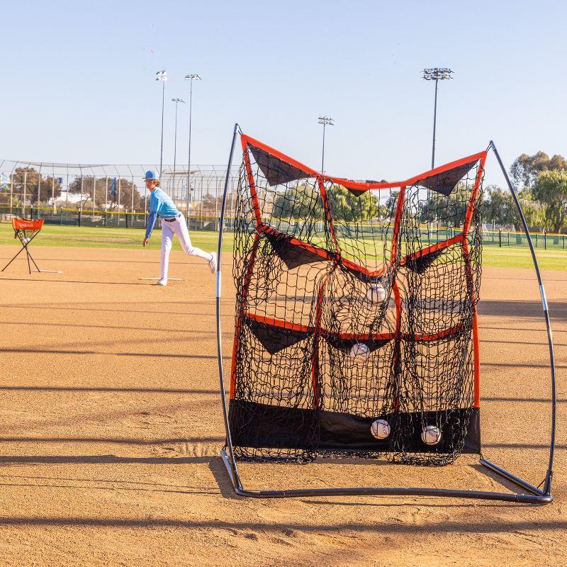 GoSports 9 Pocket Baseball and Softball Pitching Strike Zone Target Net