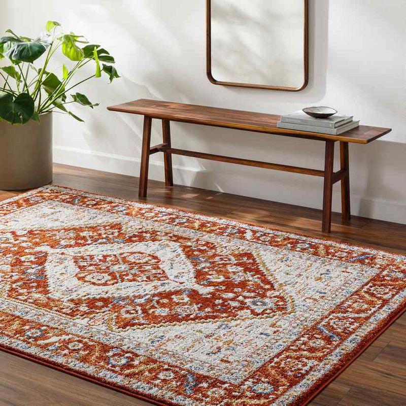 Mark & Day Yashika 5'3"x7' Rectangle Woven Indoor Area Rugs Bright Red