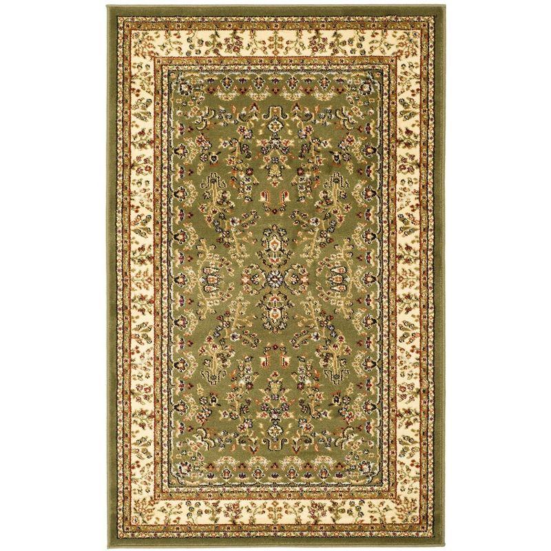 Lyndhurst LNH331 Power Loomed Area Rug - Sage/Ivory - 4'x6' - Safavieh.