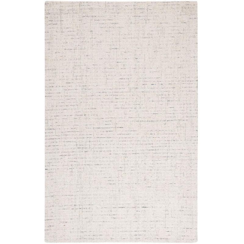 Abstract ABT468 Handmade Indoor Area Rug - Ivory/Light Gray - 5'x8' - Safavieh