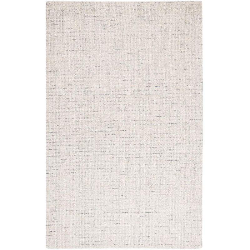 Abstract ABT468 Handmade Indoor Area Rug - Ivory/Light Gray - 5'x8' - Safavieh