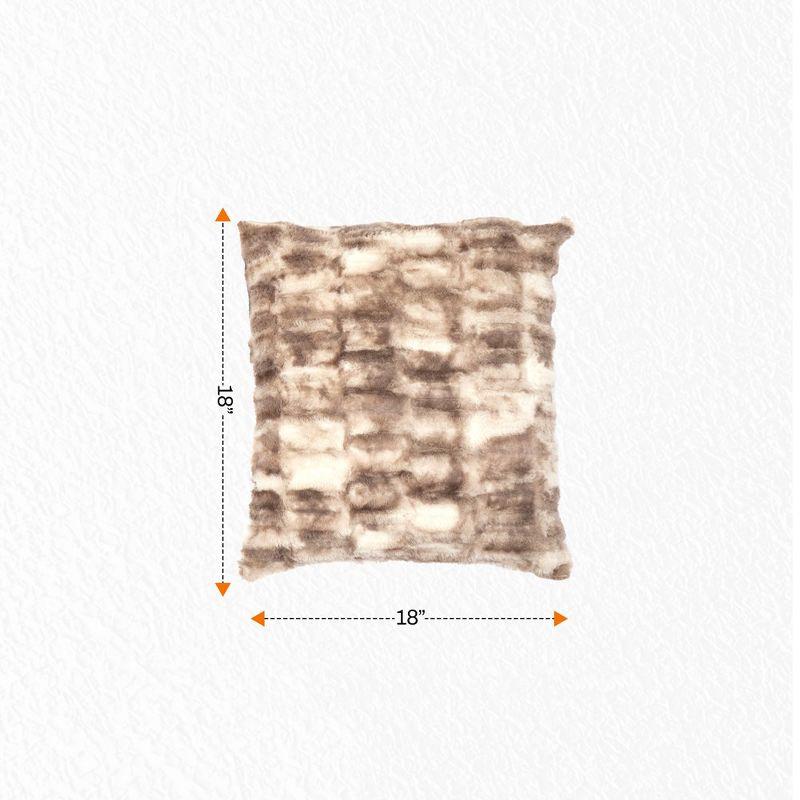 Faux Fur Throw Pillow