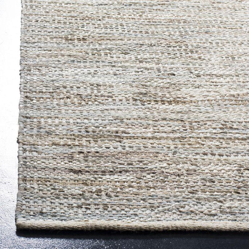 Vintage Leather VTL104 Hand Woven Indoor Area Rug - Beige - 8'x10' - Safavieh
