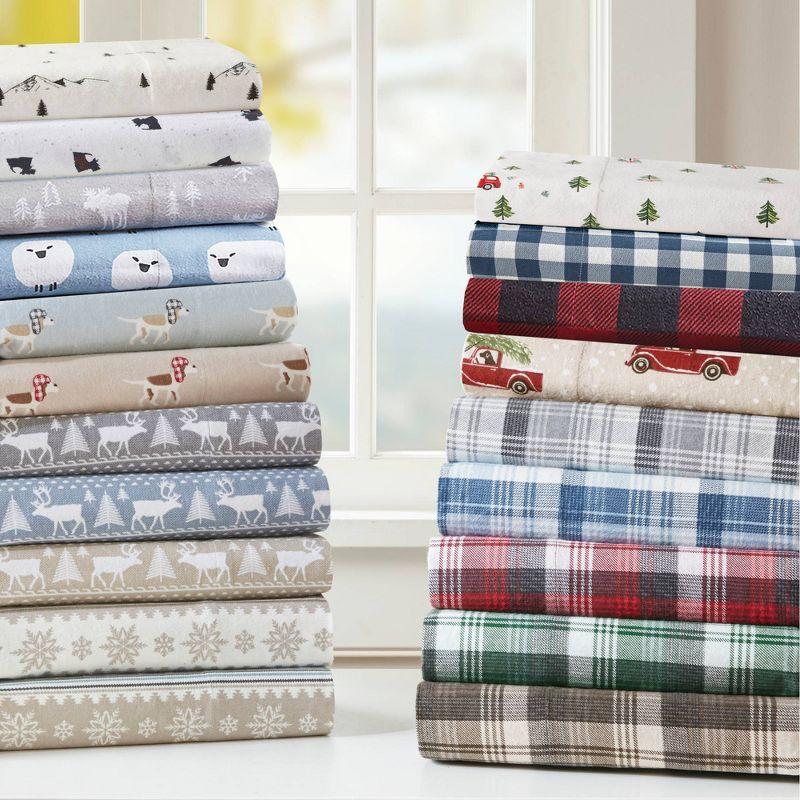 Woolrich 100% Cotton Flannel Sheet Set