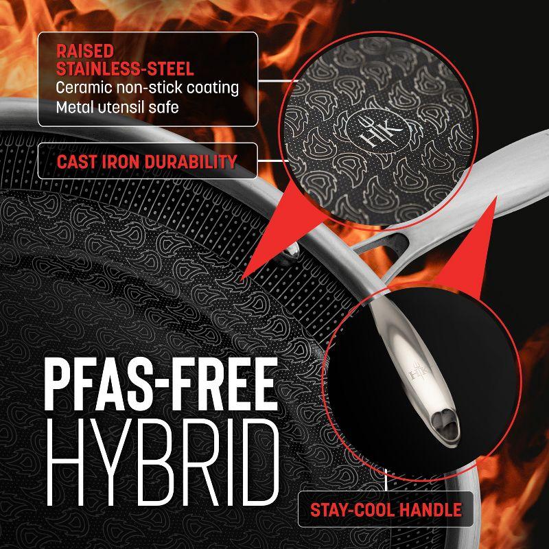 Hell's Kitchen PFAS-Free Hybrid 11" Fry Pan,