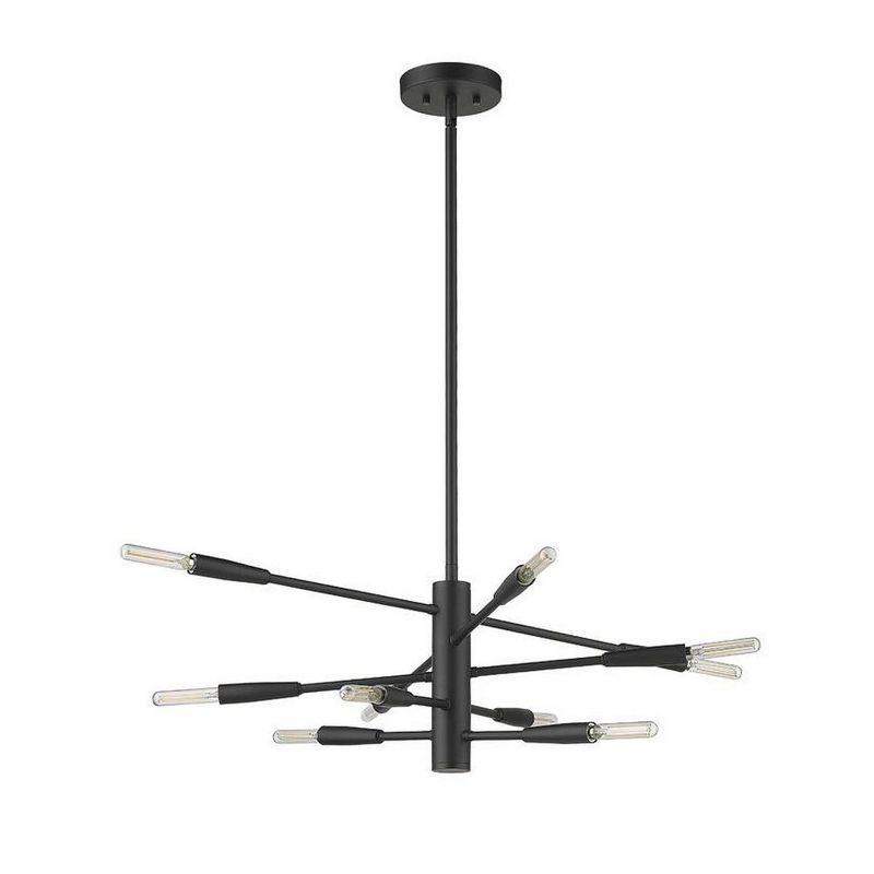 Z-Lite Ascension 10 - Light Chandelier in  Matte Black