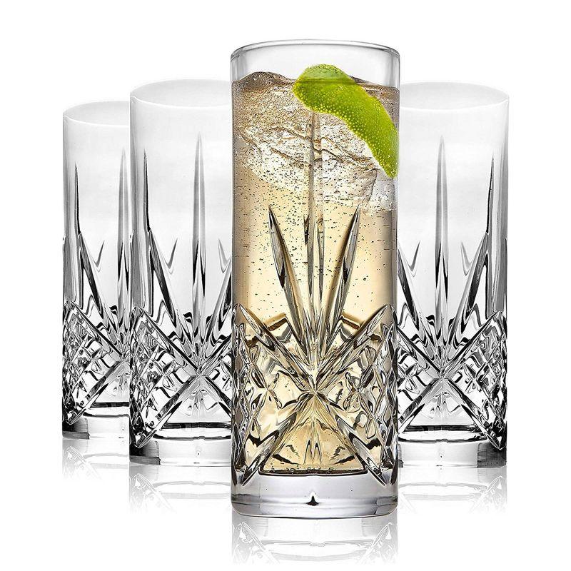 Dublin Crystal Highball Glass 12oz