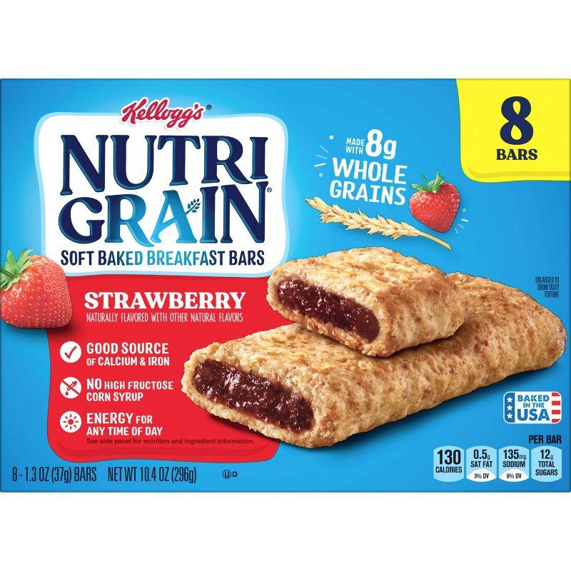 Nutri-Grain Strawberry Soft Baked Breakfast Bars - 8ct/10.4oz