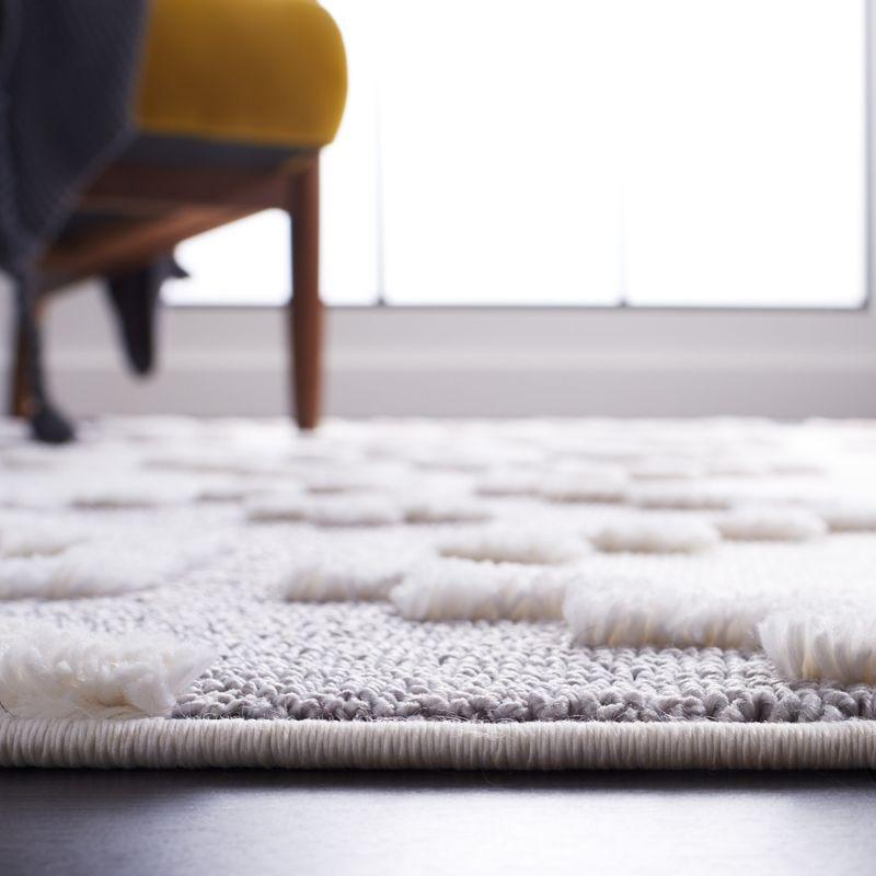 Marrakesh MRK532 Power Loomed Area Rug - Ivory/Grey - 8'x10' - Safavieh.