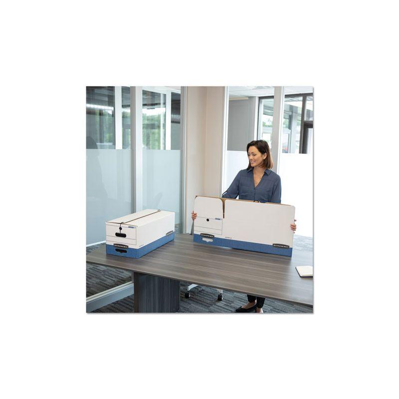 Bankers Box® FastFold Stor/File, Button Tie, Letter, 12 x 24 x 10, White, 12/Ctn                                                           & Reviews | Wayfair