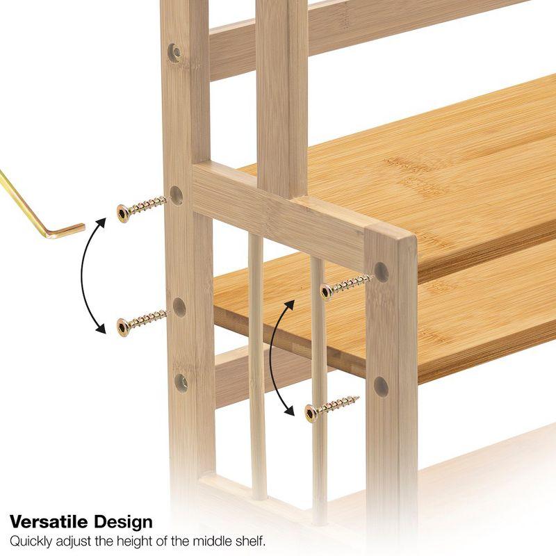 Freestanding Bamboo Spice Rack