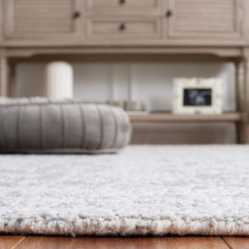 Ebony EBN201 Hand Tufted Area Rug - Grey/Ivory - 5'x8' - Safavieh.