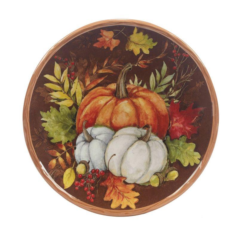 Certified International Set of 4 Harvest Blessings Dessert Plates