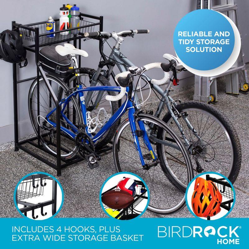 Metal Freestanding Multi-Use Bike Rack