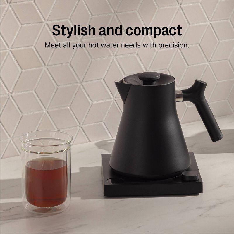 Fellow 0.9L Corvo EKG Electric Tea Kettle Matte Black: Stainless Steel, 1200W, 9.25" Height, 4.3 lbs, Washable