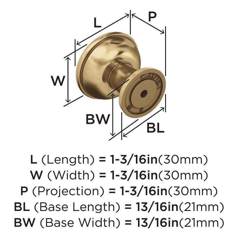 Westerly 1 3/16" Diameter Mushroom Knob