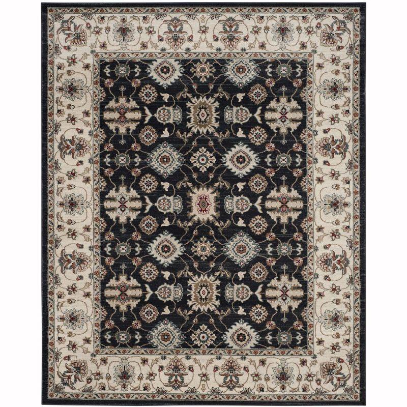 Lyndhurst LNH332 Power Loomed Area Rug - Navy/Cream - 8'x10' - Safavieh.