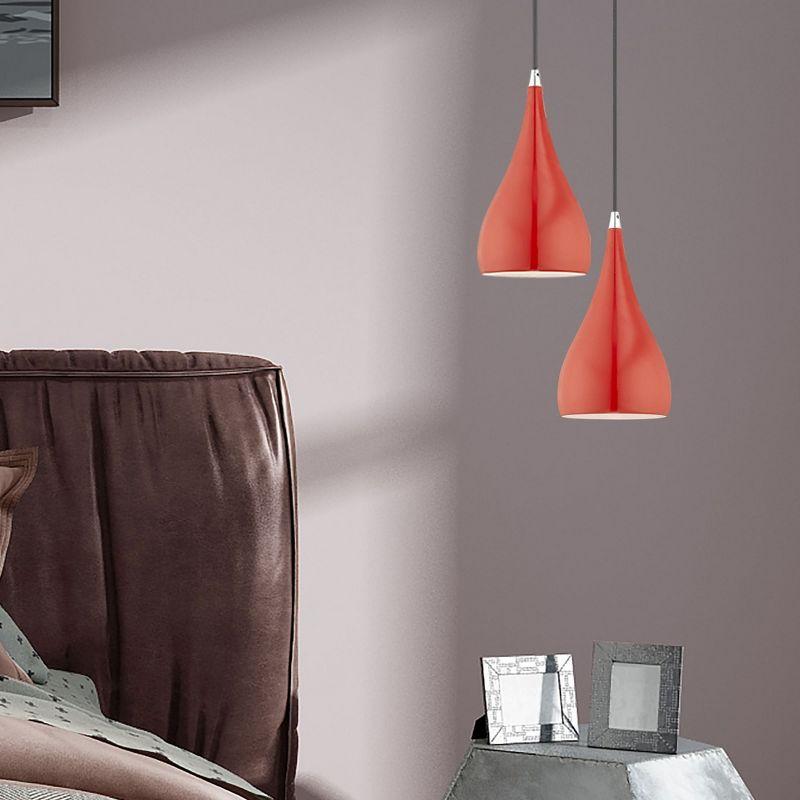 Schultz Single Light Metal Dimmable Pendant