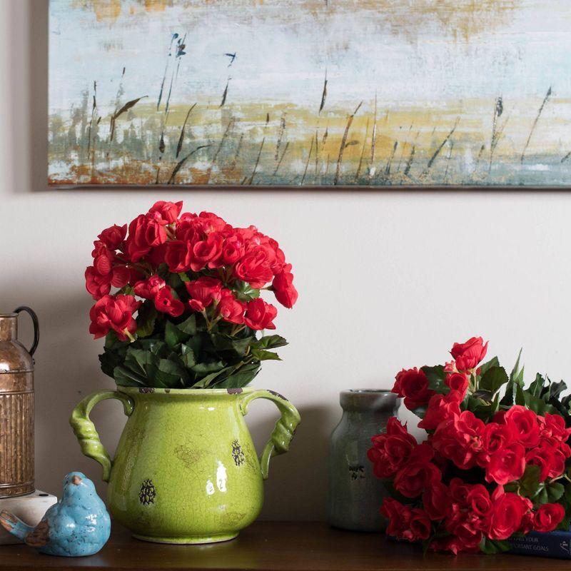 Primrue Artificial Polyester Begonia Bush