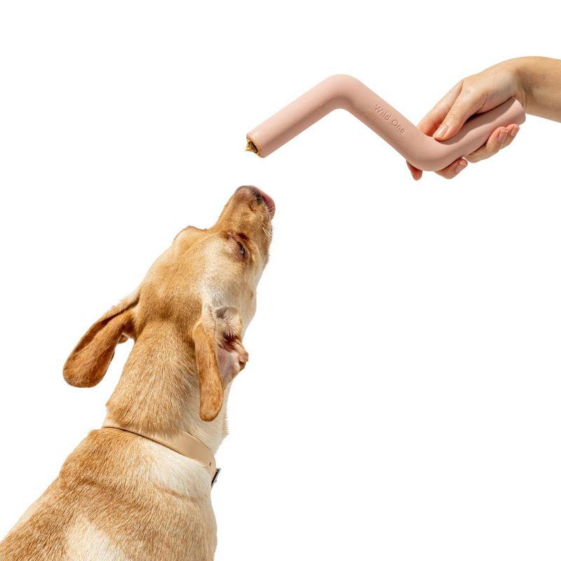 Wild One Bolt Bite Chew & Treat Interactive Dog Toy - Pink