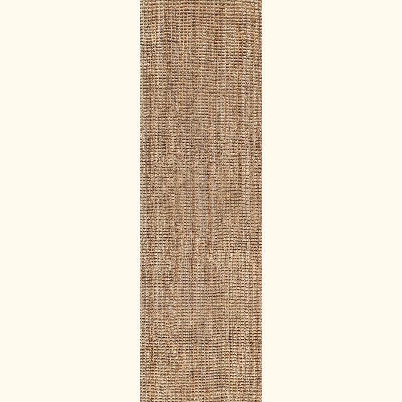 2'x8' Pata Hand Woven Chunky Jute Runner Rug, Natural - JONATHAN Y