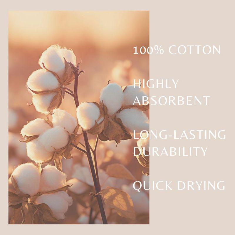 FreshFolds Ultra-Soft & Absorbent 100% Cotton Towel Set