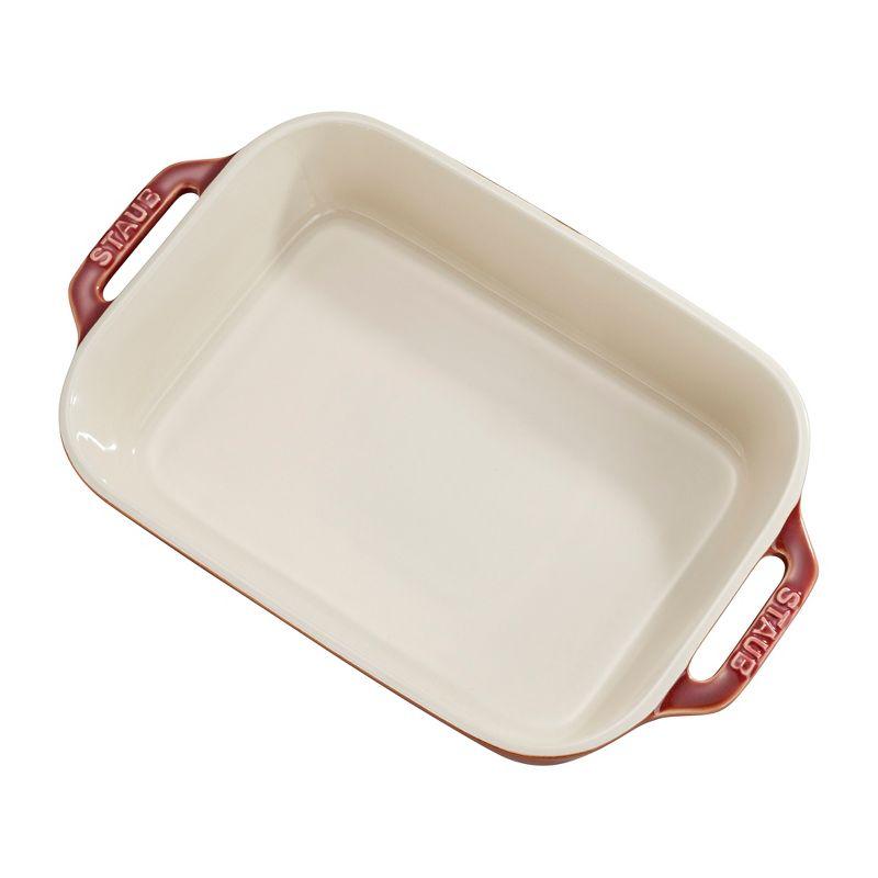 Staub ® Rustic Red 2-Piece Rectangular Baker Set