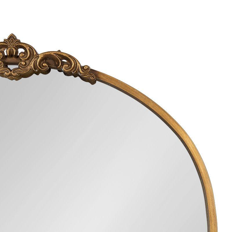 Kate and Laurel Myrcelle Decorative Framed Wall Mirror, 25x33, Gold