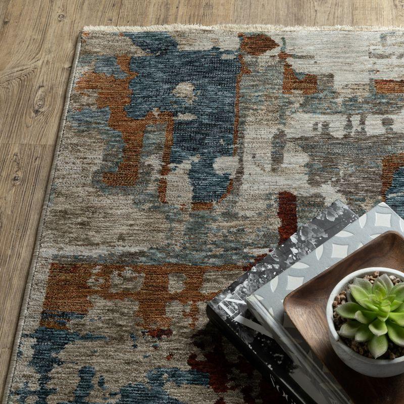 Oriental Weavers Hayden HAY02 Beige/ Multi Indoor Area Rug - 6'7" x 9'6"