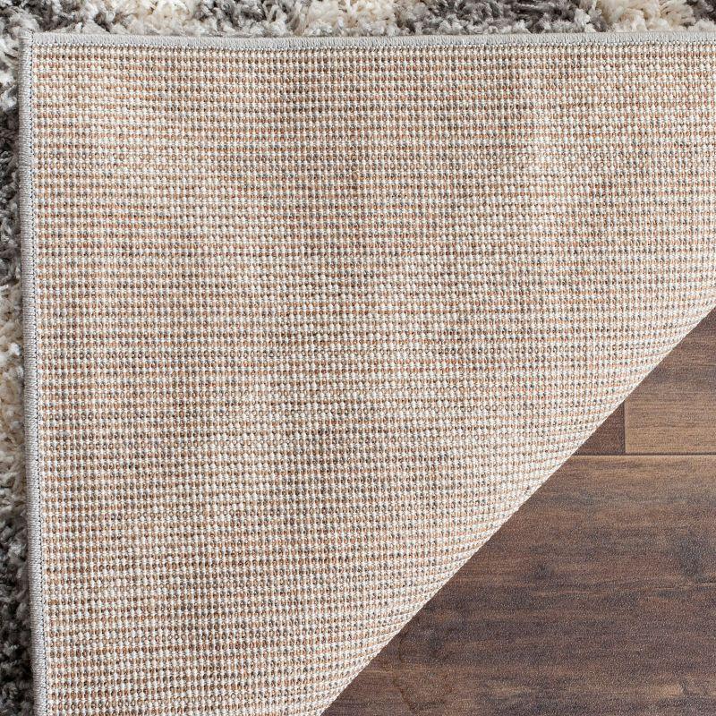 Dallas Shag SGD258 Power Loomed Indoor Area Rug - Grey/Ivory - 11'x15' - Safavieh.