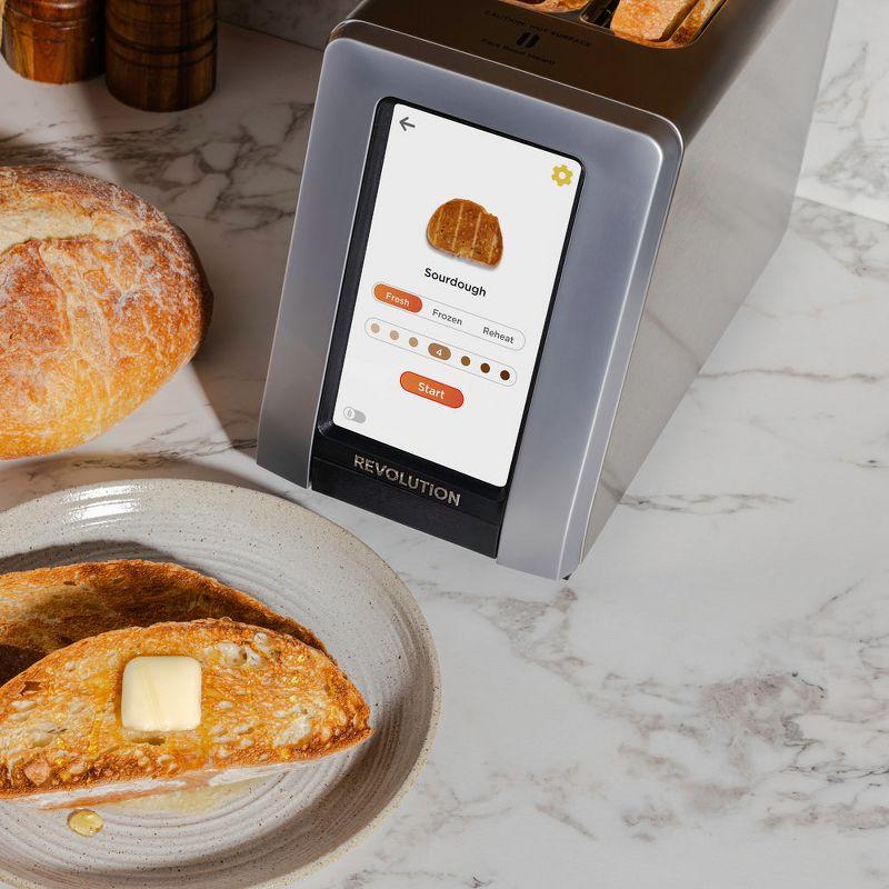 Revolution InstaGLO R180 Connect Plus Smart Digital Touchscreen Toaster Stainless Steel