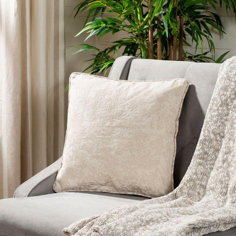 Safavieh Simona Floral Cotton Reversible Throw Pillow
