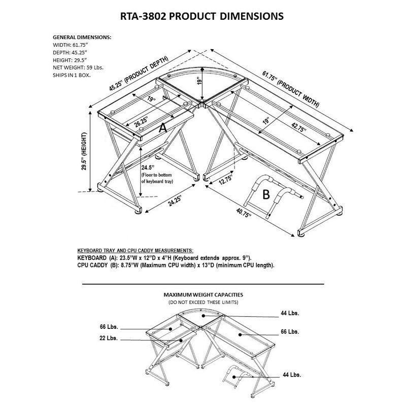 61.75'' Desk