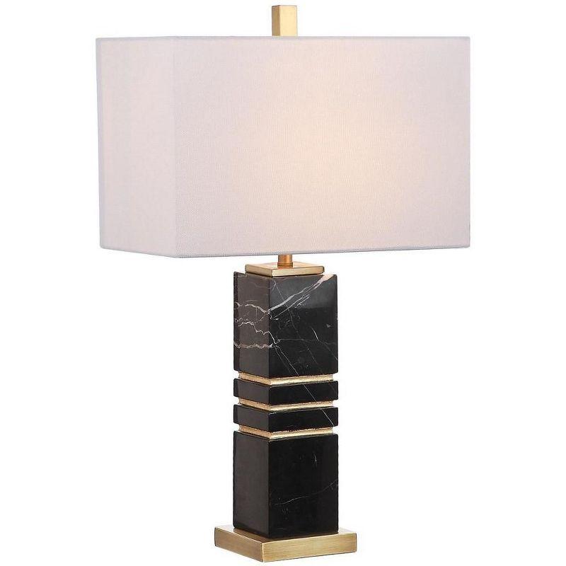 Everly Quinn Tonna Marble Table Lamp