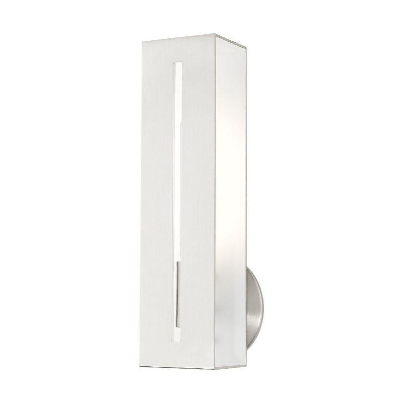 Livex Lighting Soma 1 - Light Wall Light in  Brushed Nickel