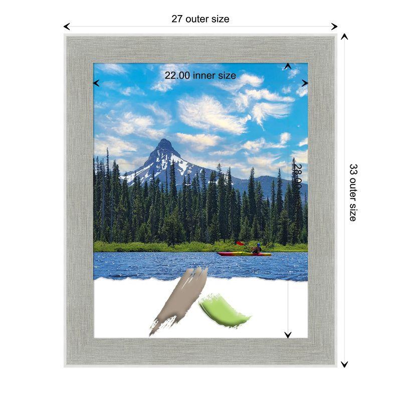 Amanti Art Glam Linen Grey Picture Frame