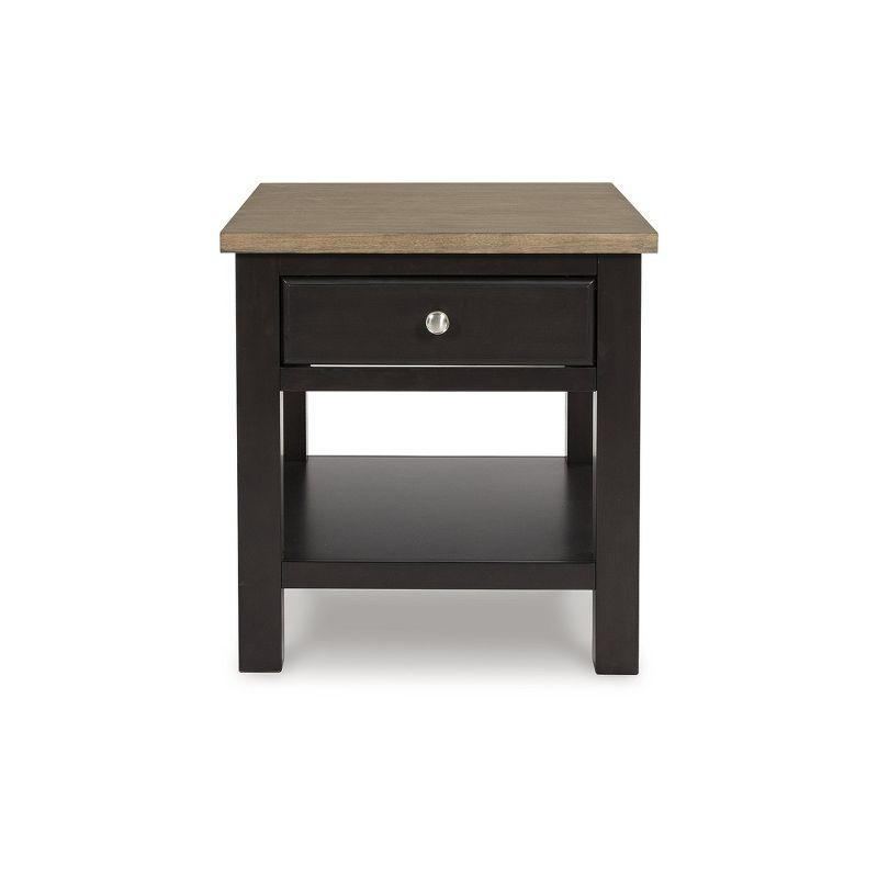 Signature Design by Ashley Drazmine 1 Drawer End Table, Brown